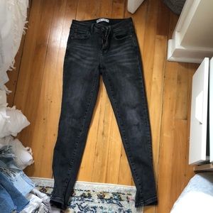 Zara Black Denim Skinny Jeans